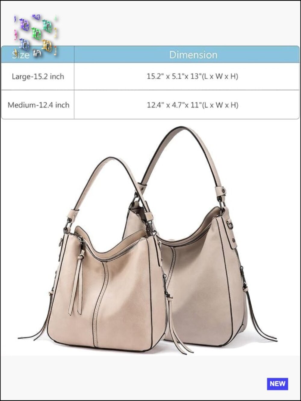 Faux Leather Hobo Bag Retro Large Crossbody Shoulder Purse Designer Chic - Picture 5 of 7